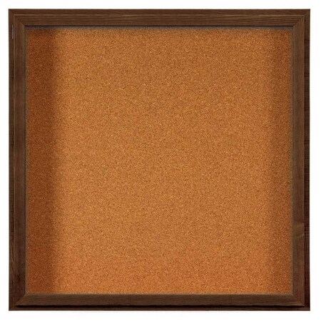 United Visual Products Outdoor Enclosed Combo Board, 72"x36", Gold Frame/Blue & Ultramarine UVCB7236ODG-BLUE-ULTMAR